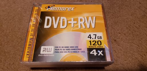 MEMOREX DVD + RW Read/Wrire Discs