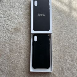iPhone X,xs Apple Leather Case 