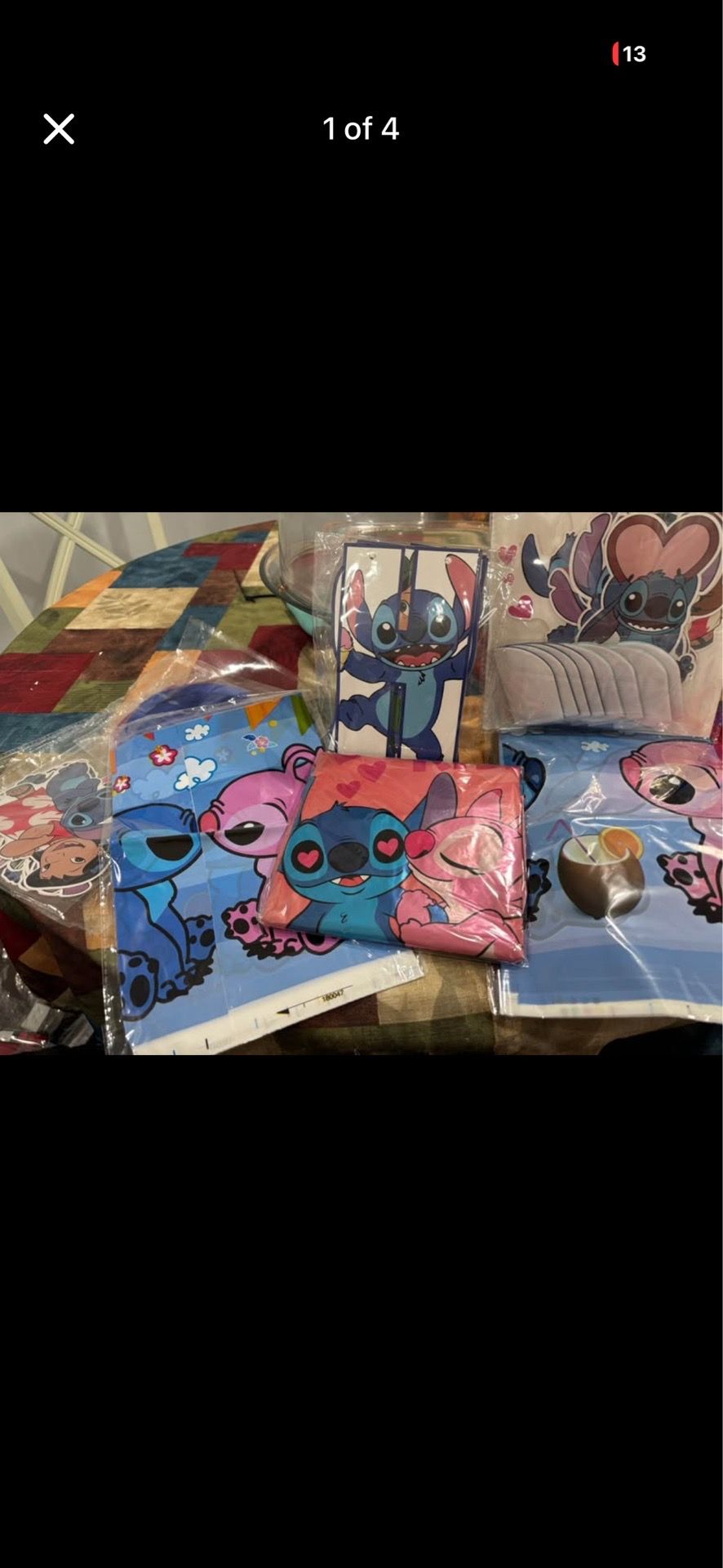 Lilo and stitch angel birthday party supplies new
