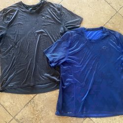 Lot 2 Nike Men’s Athletic Workout Performance Dri-Fit T Shirts XL