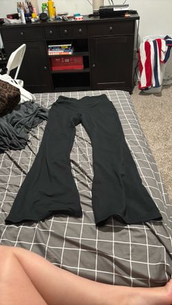 StretchTheRules Black High-Waisted Flare Yoga Pants