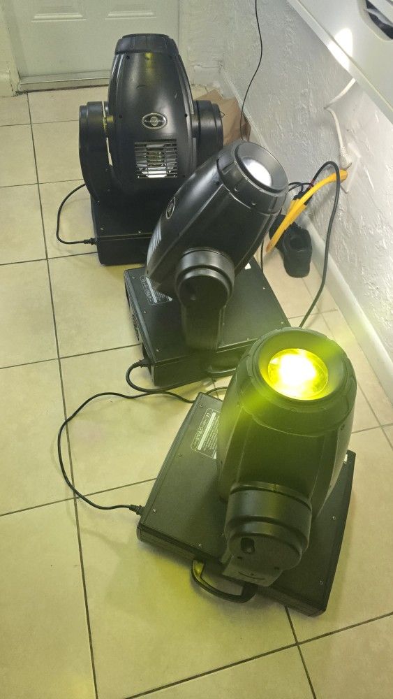 3 Dj Lighting For Sale Good Condition