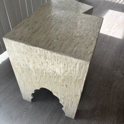 Mother of Pearl End Table Set