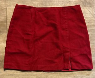 Red skirt