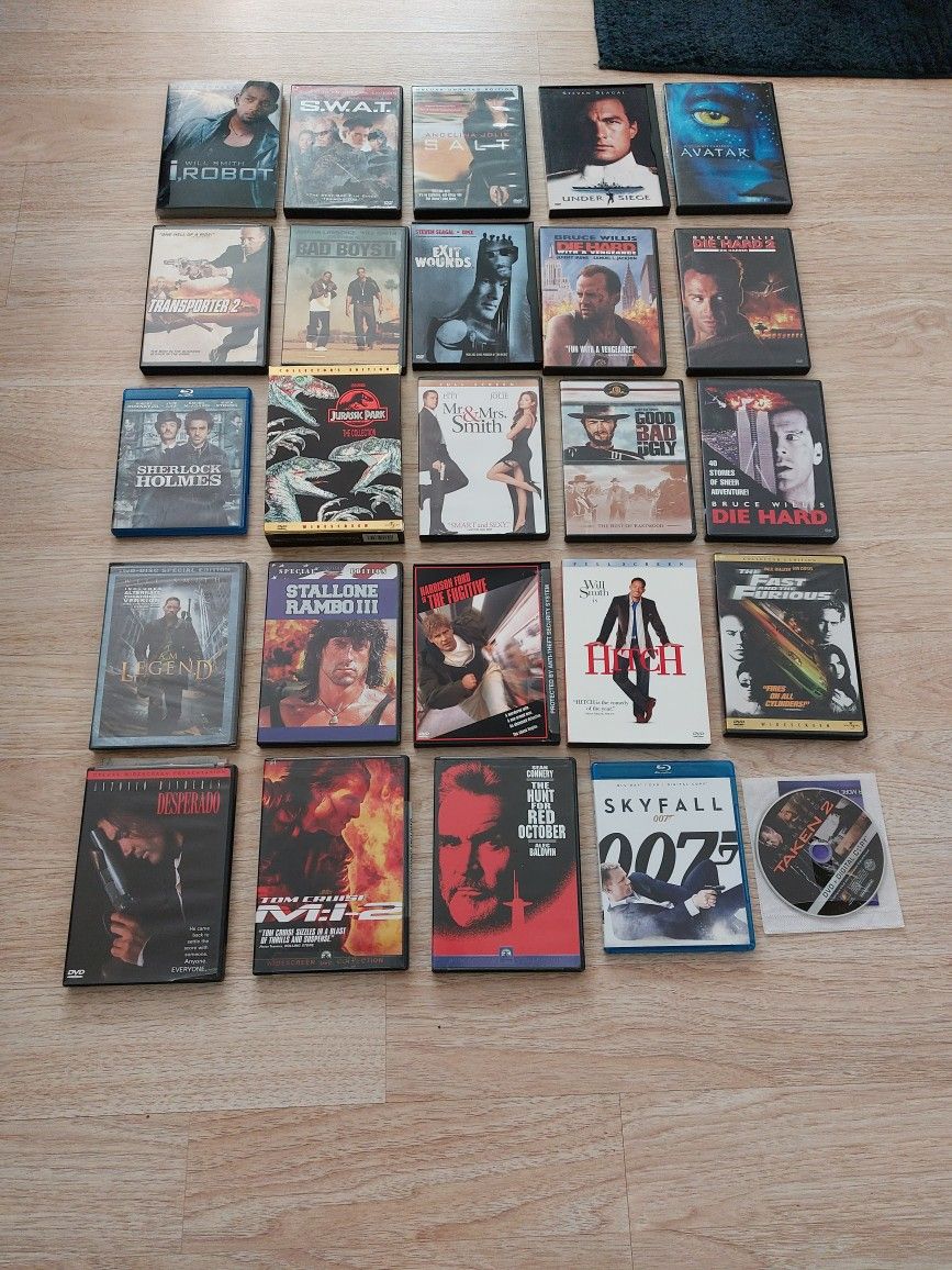 DVD MOVIES COLLECTIONS IN PERFECT CONDITION