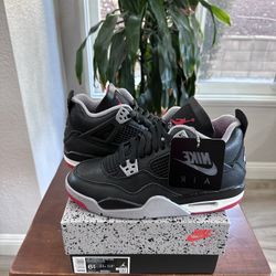 Jordan 4 Bred Reimagined GS Size 6.5Y