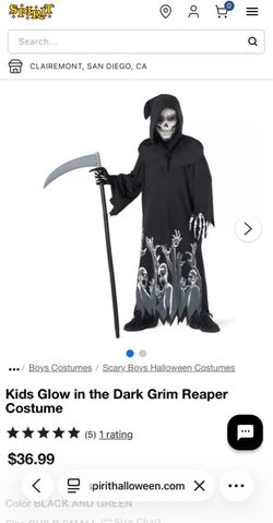 Glow Reaper costume