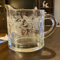 Vintage Glass Creamer