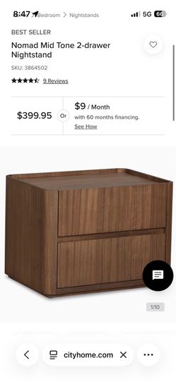 City Furniture Nomad bedside tables