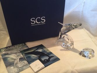2012 Swarovski Paikea Whale new with box and certificate