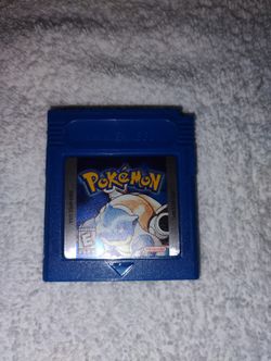 Pokemon Blue Edition Game Boy Video Game Nintendo