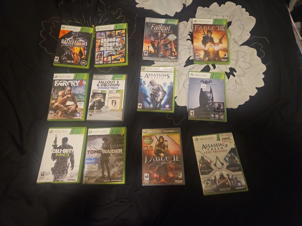 Set Of 360 Games Some New And Sealed Some Used Like New