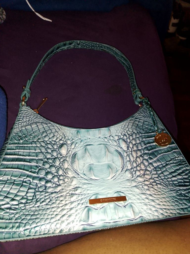 Brahmin Spearmint Ombre Melbourne Shoulder Bag