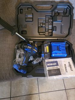Kobalt Xrt Hammer Drill Kit New