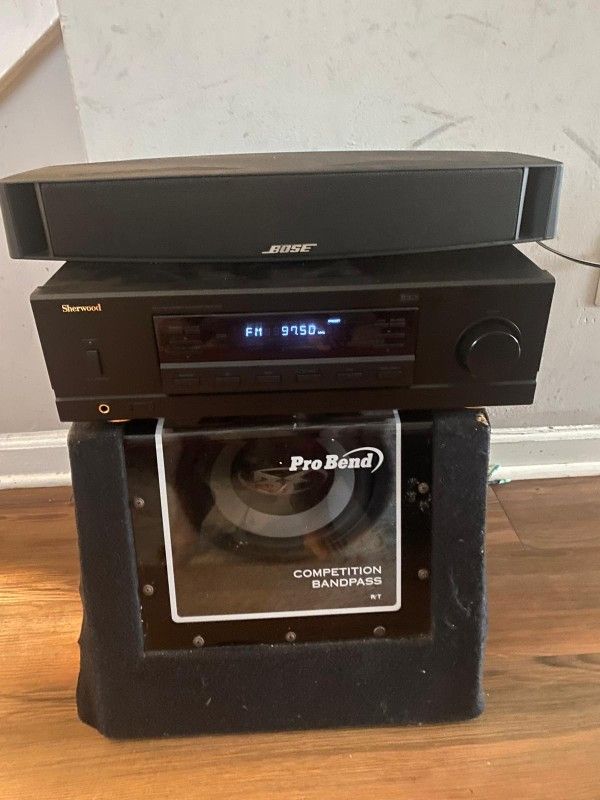 Sound System Amplifier And Speakers