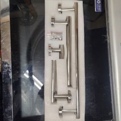 Bathroom Towel Toilet Paper Rack Bar Set