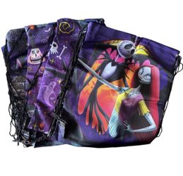 12Pk Nightmare Before Christmas Drawstring Bags 11x13 Jack Sally Halloween