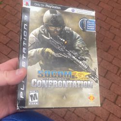 *Sealed Game * Socom U.S.  Navy Seals Confrontation With Bluetooth Headset Brand New In Box