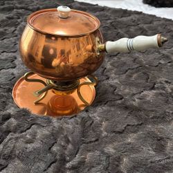 Copper Fondue Set