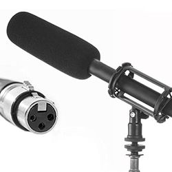 Microphone Shotgun Camera Reporter Interview Electret Condensor 5 Core IM-321 Ratings Best Deal