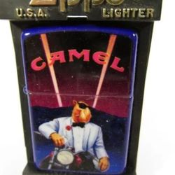 Joe Camel Motorcycle Joe Rare Collectible Zippo