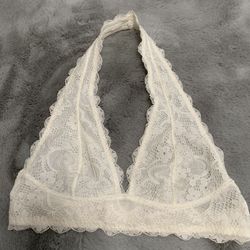 Womens Free People Lace Halter Bralette 