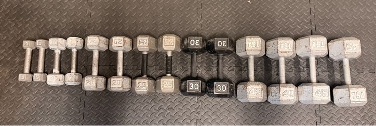 Dumbbells 350lbs total weight