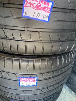2 tires 295-30-22 acceira price $70 each one