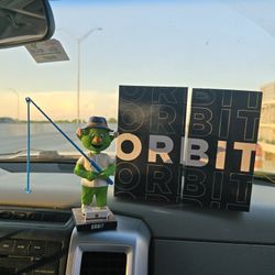 Houston Astros Orbit Fishing Bobblehead Hooks 