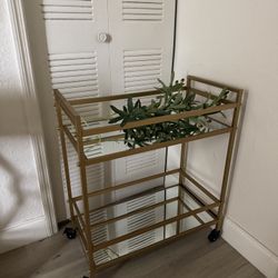 Gold Bar Cart