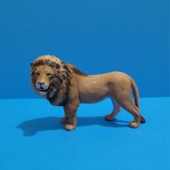 Schleich Male LION Adult Animal Figure 2007 Retired 14373 Safari Jungle Cat 
