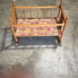 Vintage Little Doll Crib