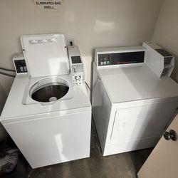 Speed Queen Commercial Washer And Dryer With Coin Box