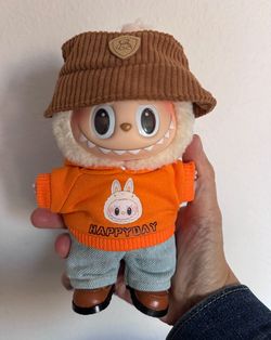 Exciting Macaron labubu Soy Milk  & clothes