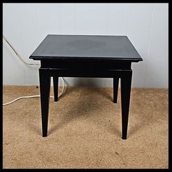 Black MCM Style Sidetable