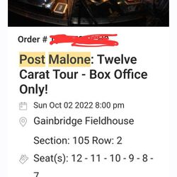Post Malone Tickets Thumbnail
