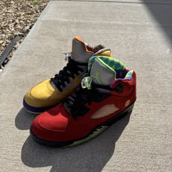 Air Jordan 5 What The Retro Sneakers Multicolor 