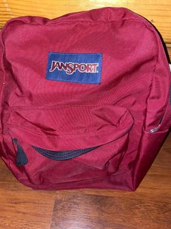 Burgundy Jansport Backpack 