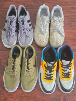 Lot of 4 Used Sneakers Adidas Nike Zara