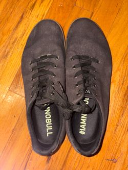 NOBULL Canvas Trainer Black Soles Shoes Lace Up Low Sneaker M 10/W11.5