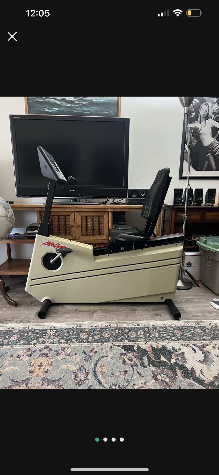 Exercise Bike Life fitness 