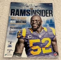 2016 Rams Insider Magazine Issue Three Alec Ogletree