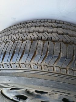 Oem steel Ford spare rim and tire