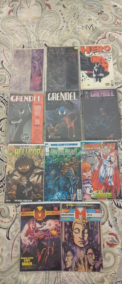 23 Comics Lot. Black Orchid 1-3, Grendel War Child 1-10, Miracleman, etc...