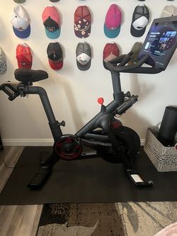 Peloton Bike+ Plus w/ Shoes, Weights, Mat & Accessories