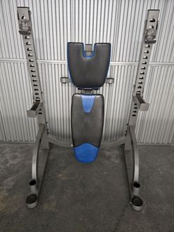 Bench press with rack