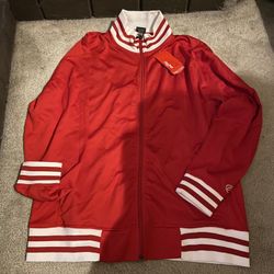 Rawlings Baseball/Track zippered 100% Polyester Jacket 2 front pockets Various colors with stripes