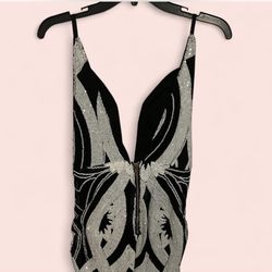 Black And White Glamour Dress