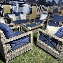 Outdoor Sunbrella Patio Furniture Set