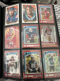 NFL cards lot